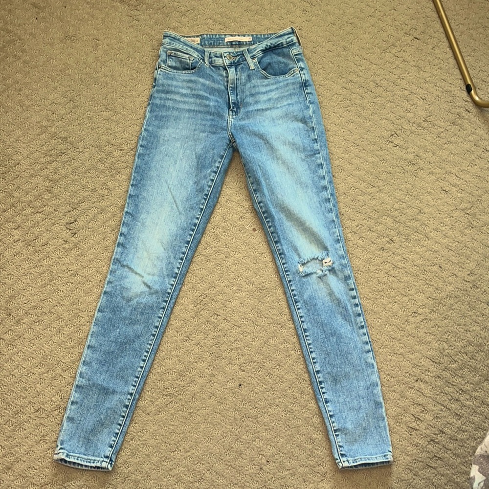 High Rise Skinny Levi Jeans